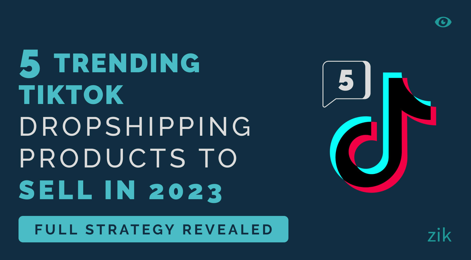 5 Trending TikTok Dropshipping Products to Sell in 2023 [Full Strategy