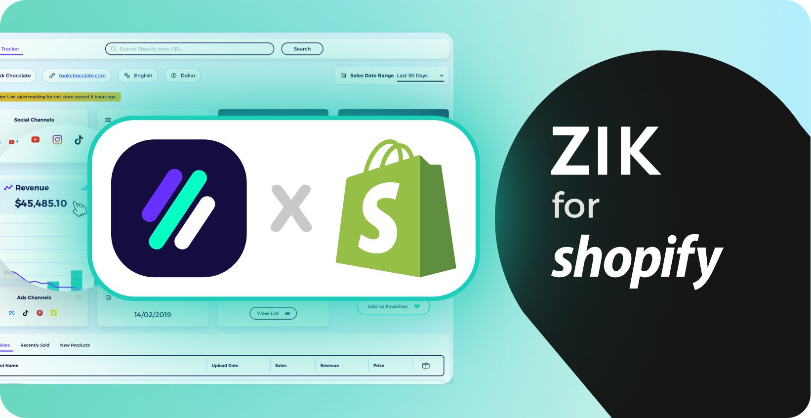 Launching Shopify on ZIK