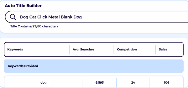 ZIK eBay auto Title Builder