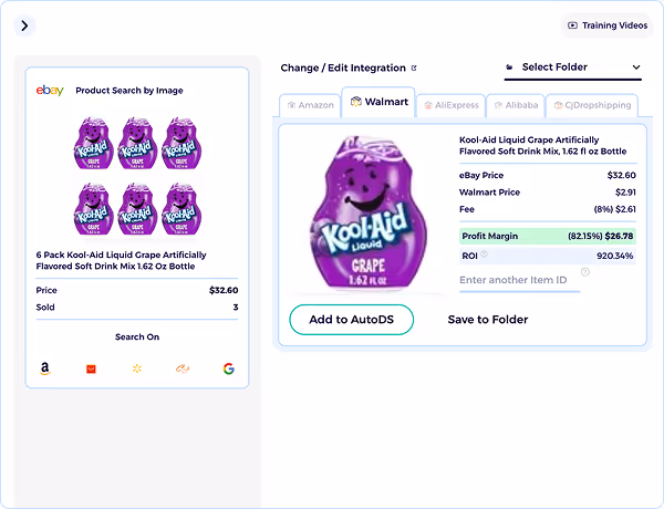 Walmart to ebay dropshipping software ZIK HP